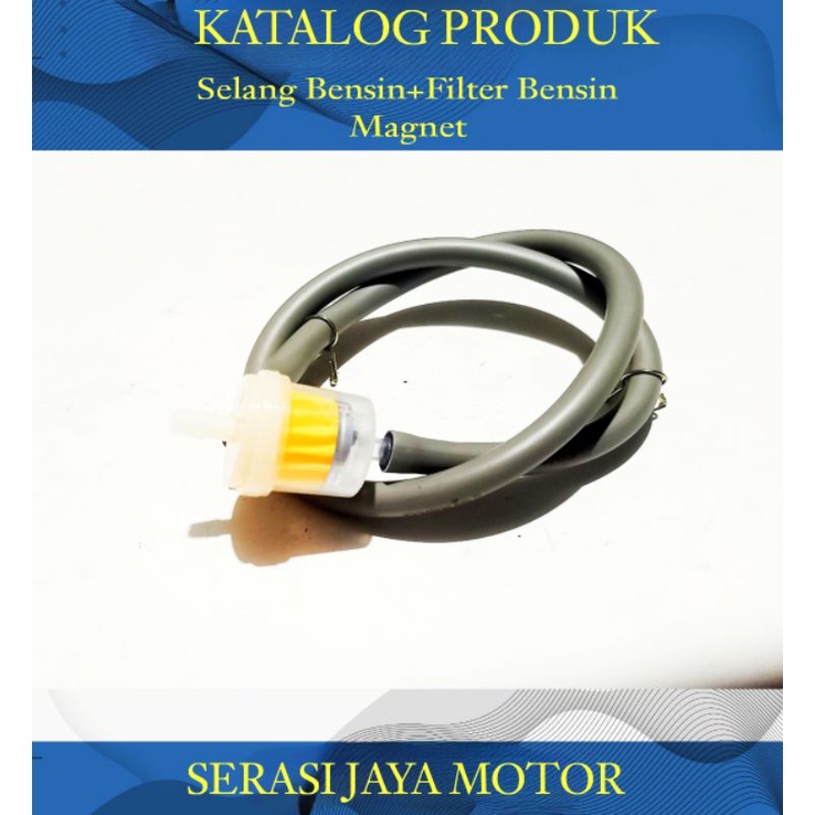 SELANG BENSIN + FILTER BENSIN MAGNET UNIVERSAL