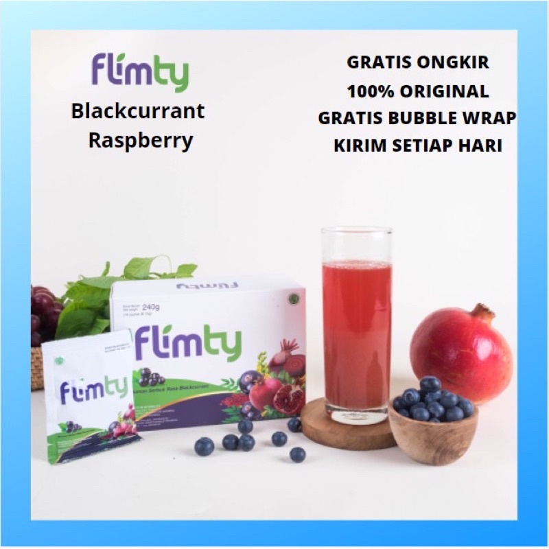 FLIMTY FIBER PELANGSING HALAL BPOM DIET DETOX 1 BOX 16 SACHET PAKET GOLD MINUMAN ORIGINAL FLYMTY