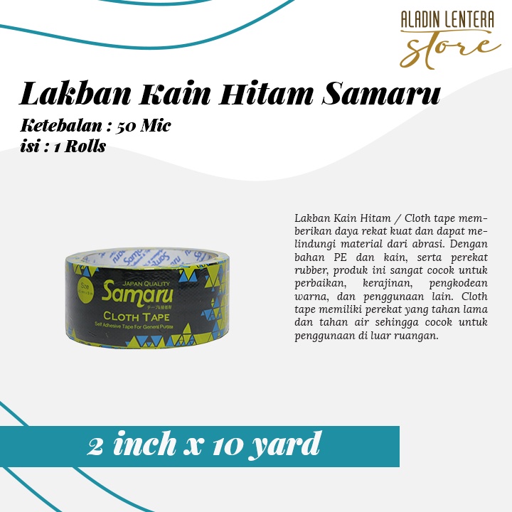 

LAKBAN KAIN SAMARU 2 inc x 10yard 50mic