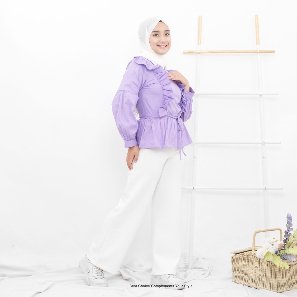 Mysha Top Basic Atasan Wanita Shirt Polos by Mahyra