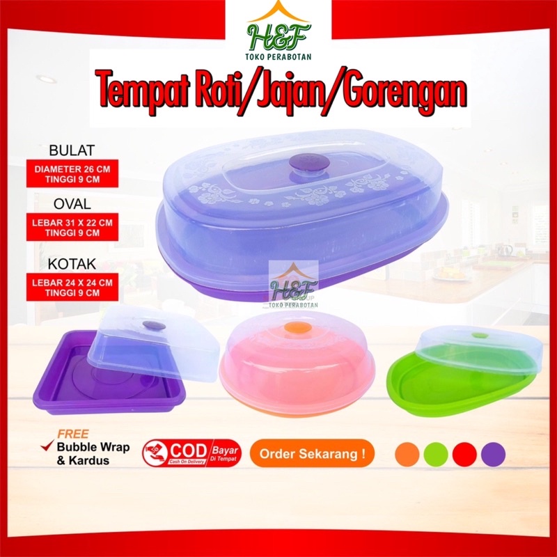 TEMPAT ROTI / TEMPAT JAJAN / TEMPAT GORENGAN TERTUTUP