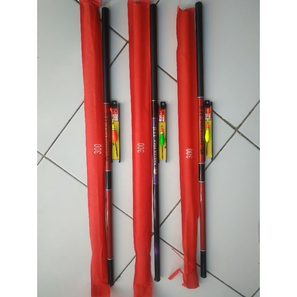 Joran Tegek 1 Set China Fishing Rod Carbon Tegek Panjang 1.8M-5.4MPole Fishing