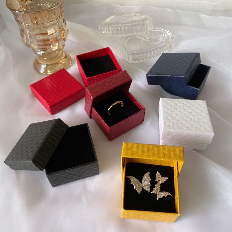 Fourfashion KTK Kotak Aksesoris cincin Kotak Perhiasan Kotak Cincin Box