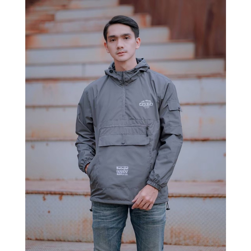JAKET CASUAL CAGOULE PRIA SIMPLE PARASUT ORIGINAL WATERPROFF