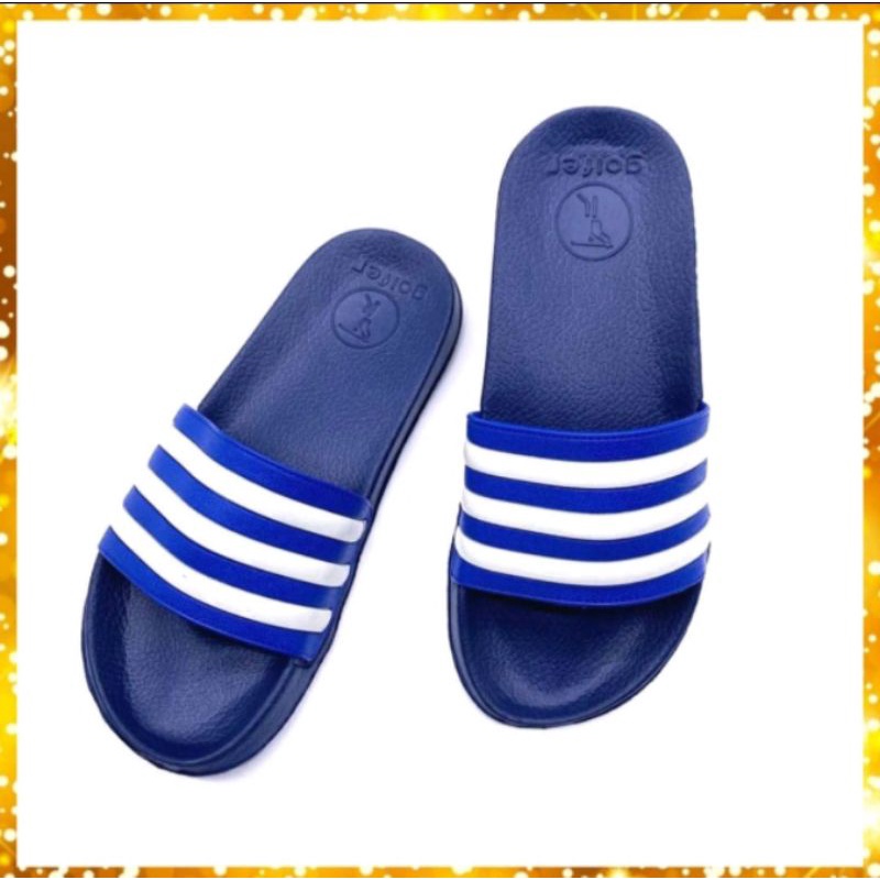 Sandal Pria / Sandal Slip on Cowok Karet Ringan