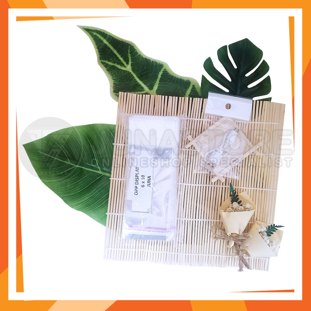 Plastik OPP display 6 x 10 / plastik OPP gantung / plastik OPP pearlized (100 pcs)