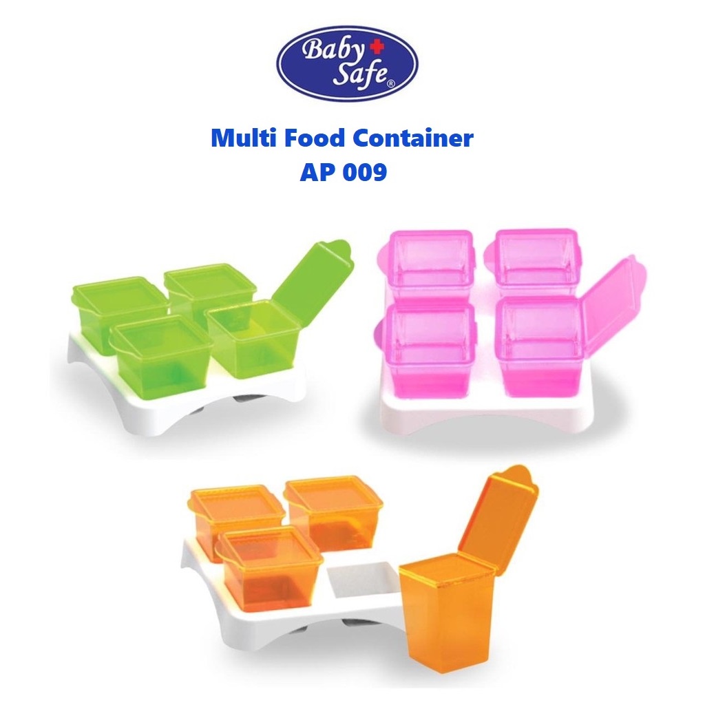 Baby Safe Multi Food Container Tempat Makanan Mpasi Bayi