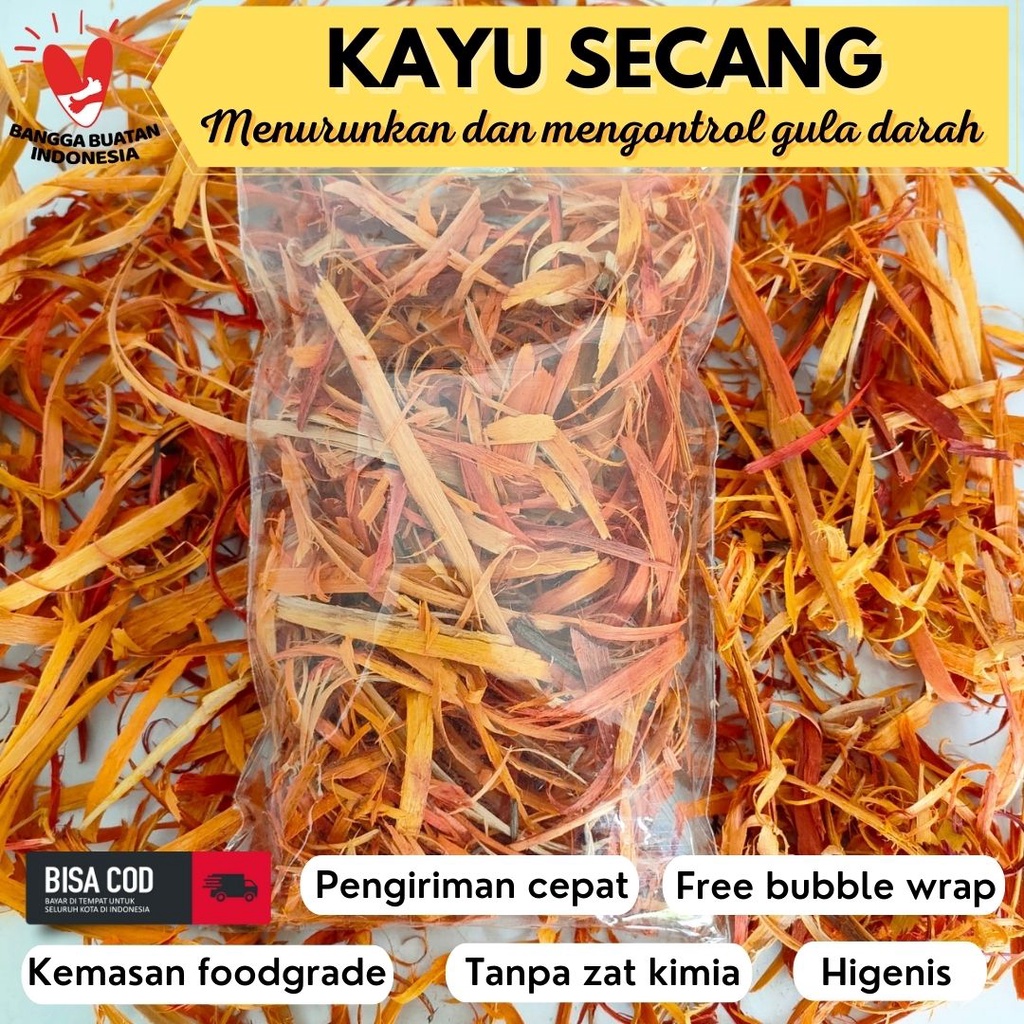 

KAYU SECANG ASLI - GRADE A KEMASAN 50GR