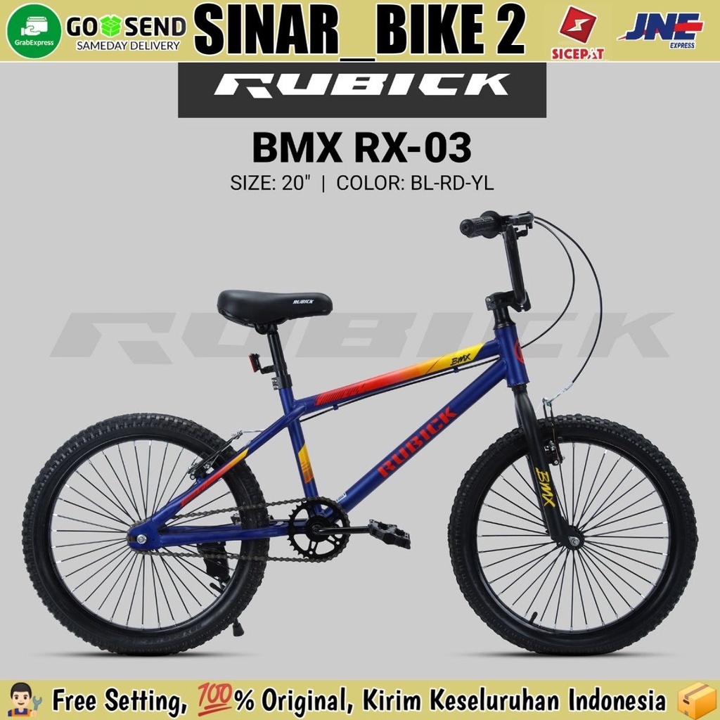 Sepeda Anak Laki  Ukuran 20 Inch BMX RUBICK RX 03