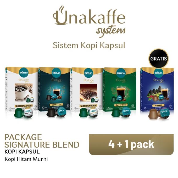 

BISA COD Signature Blend Buy 4 Get 1 Coffee Capsule Unakaffe Flores /KOPI RUBE/KOPI KAPAL API/KOPI SLB/KOPI PEJUANG/KOPI BUBUK