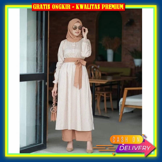 Bsju Fashion Muslim Perempuanbaju Cewek Lebaran Murah Gamis Remja Outfit Muslim Dress Wanita Termura