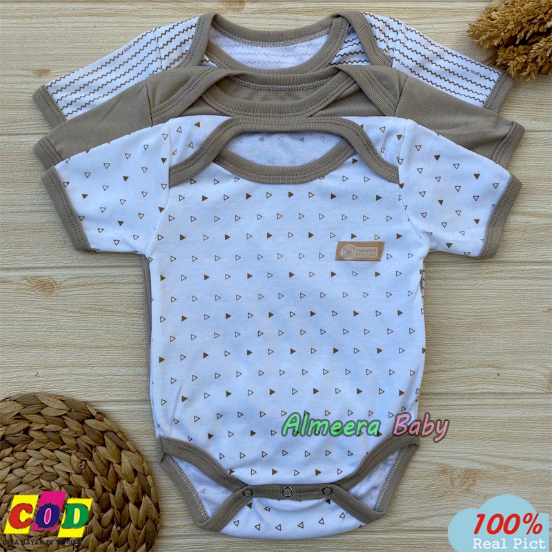 Kualitas Premium Isi 3 PCS Jumper Bayi Baru Lahir Usia 0-6 Bulan Almeera Baby and Kids