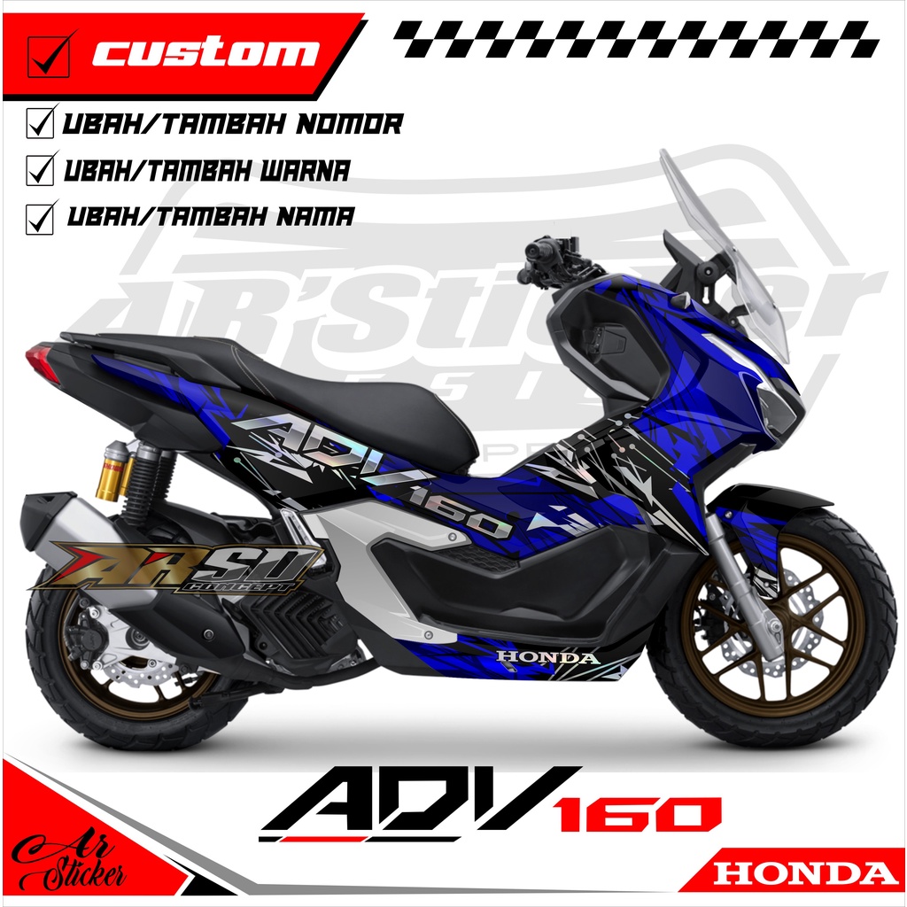 Jual Sticker Decal Adv Fullbody Stiker Dekal Honda Adv Hologram D Shopee Indonesia