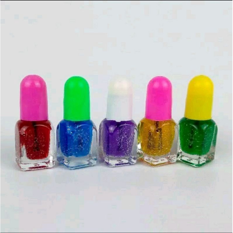 [ 1 pc ] KUTEK ANAK GLITTER / ECER SATUAN KUTEK KUKU ANAK LEMBARAN