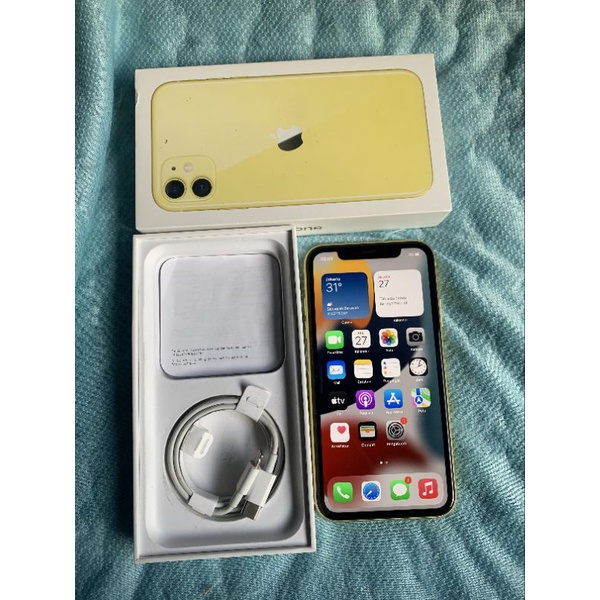 Jual Iphone 11 128gb Yellow Kuning Ibox Bh 100 Garansi 2023 Mulus No