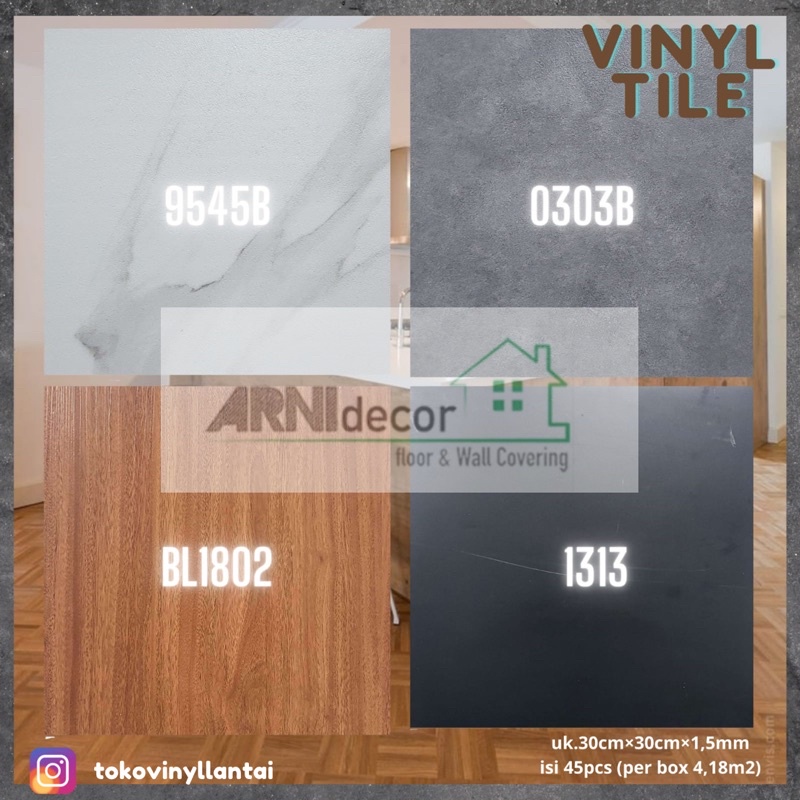 

Nota pembelian vinyl tile kode 9545B dan 0303B