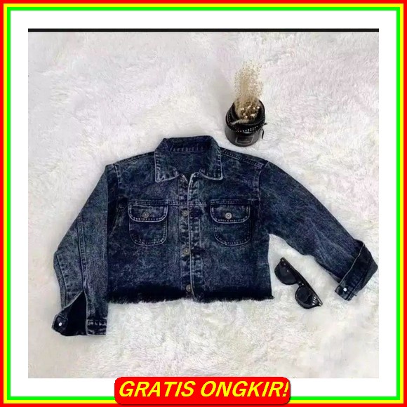 Jaket Jeans Hitam Abu Washed Fit Sampai Dengan Xl Bekas Preloved Queenstore Jaket Wanita Cewe Jaket 