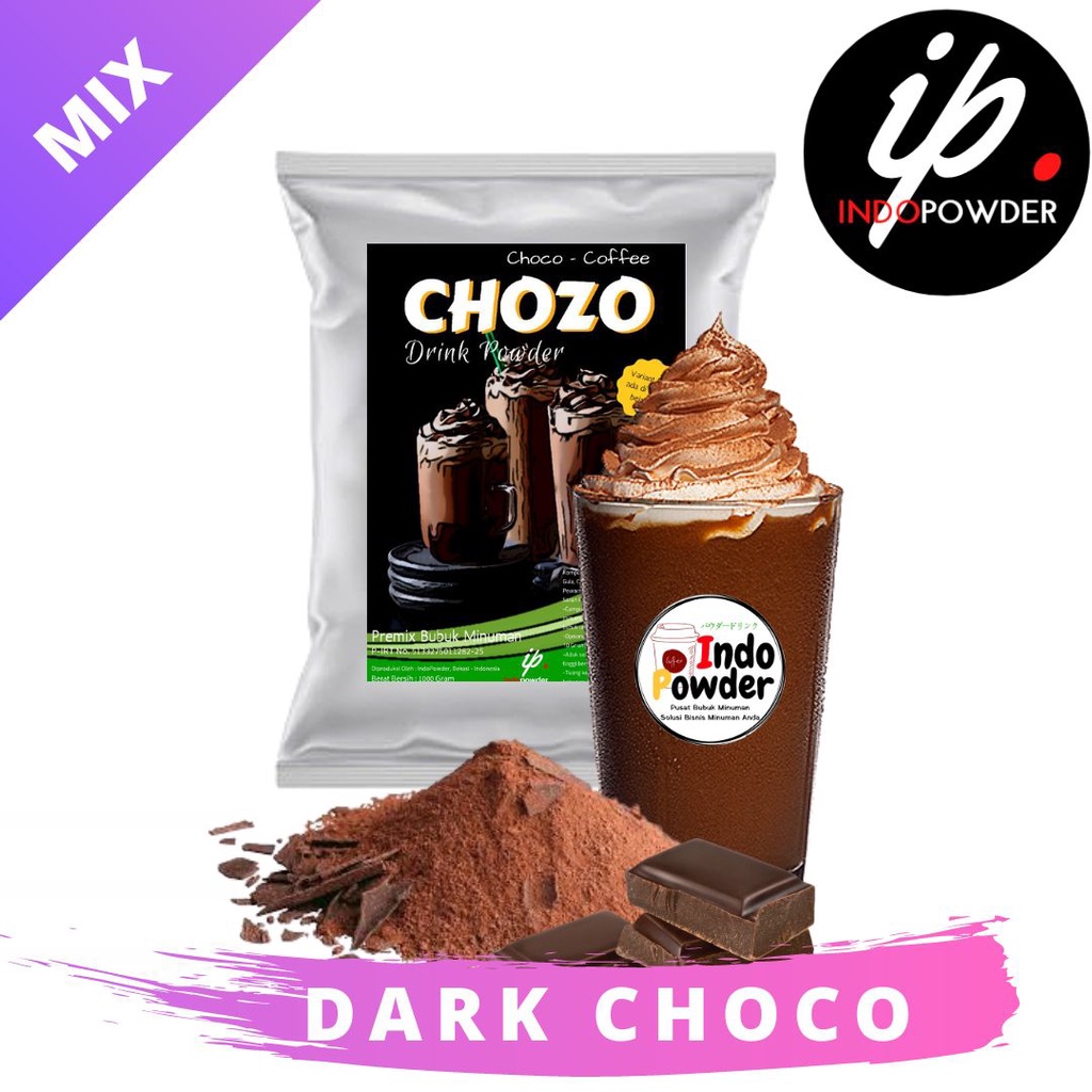 Bubuk Minuman DARK CHOCO 1Kg - Bubuk DARK CHOCO 1Kg - DARK CHOCO Bubuk 1Kg - DARK CHOCO Powder 1Kg