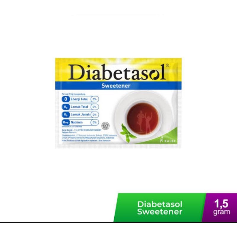 

gula diabetasol 1,5 gr/gula diet/gula sehat