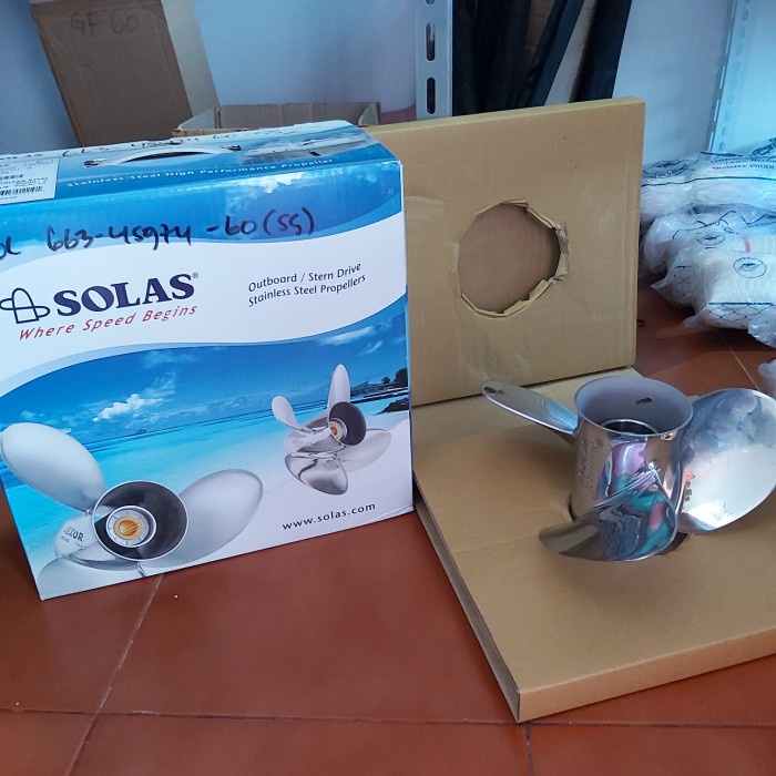 Propeller / baling / kipas mesin tempel Yamaha 40 pk uk 13 in Solas