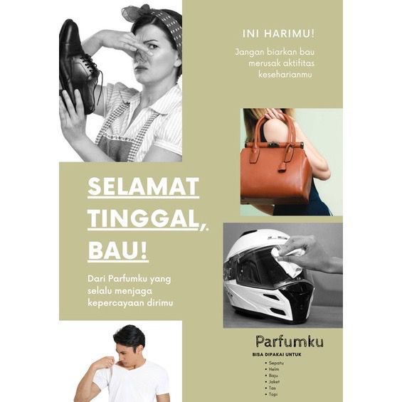 Parfum Sepatu Parfumku Perfume  Anti Bakteri Penghilang Bau Sepatu