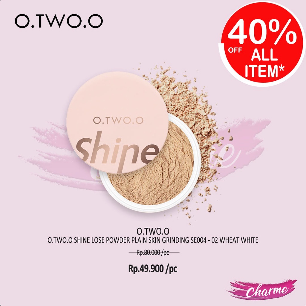 (READY &amp; ORI) O.TWO.O Otwoo Shine Loose Powder Plain Skin Grinding SE004