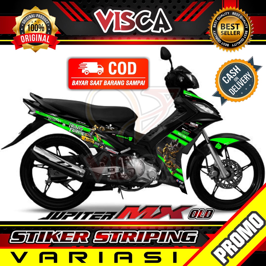 Striping Jupiter Mx Old - Stiker Sticker Striping Variasi Lis Yamaha Jupiter Mx Old - Striping Holog
