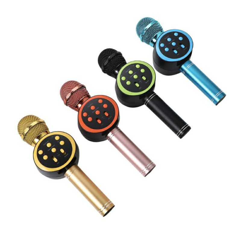 Mic Karaoke V11 Bluetooth Portable Microfon V-11 Wireless Wster Microphone Speaker Karaoke