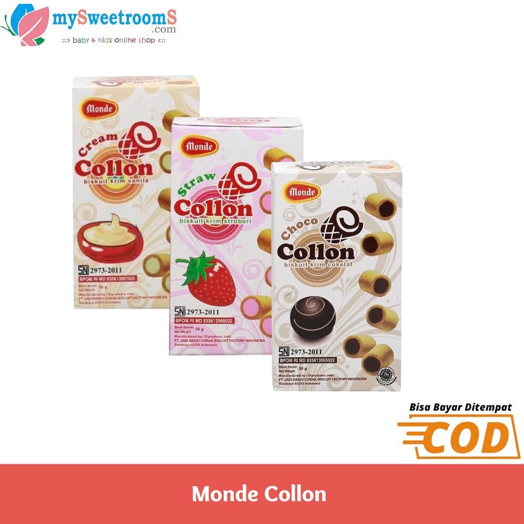 

Monde Collon 50gr Makanan Biskuit