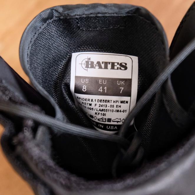 Sepatu Army Bates 9" Tactical Boots Black Import Military Airsofter