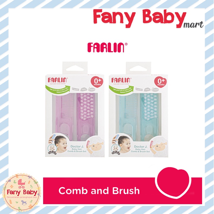 FARLIN COMB &amp; BRUSH SET