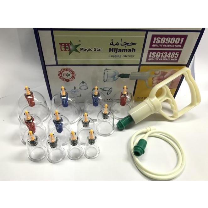 Kop Angin - Alat Bekam Isi 12Pcs