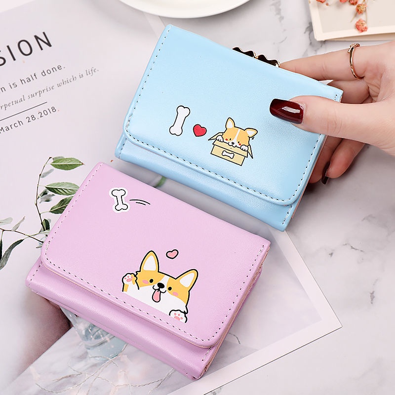 ♥TMALL88♥New Dompet Lipat Mini Wanita Motif Animal Lucu