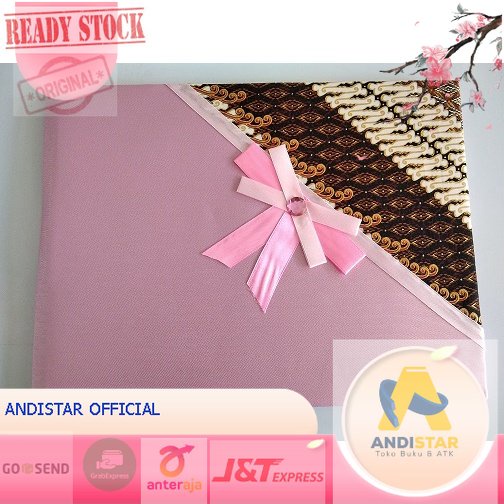 

43 BT BUKU TAMU SATEN BATIK BT 43 / BUKU TAMU PITA