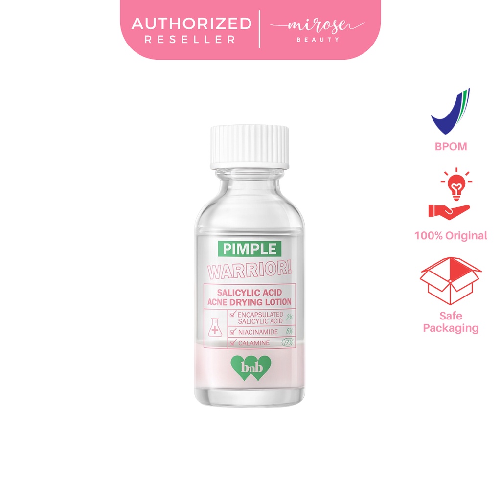 BNB barenbliss Pimple Warrior! Salicylic Acid Acne Drying Lotion - Acne Spot Treatment Care