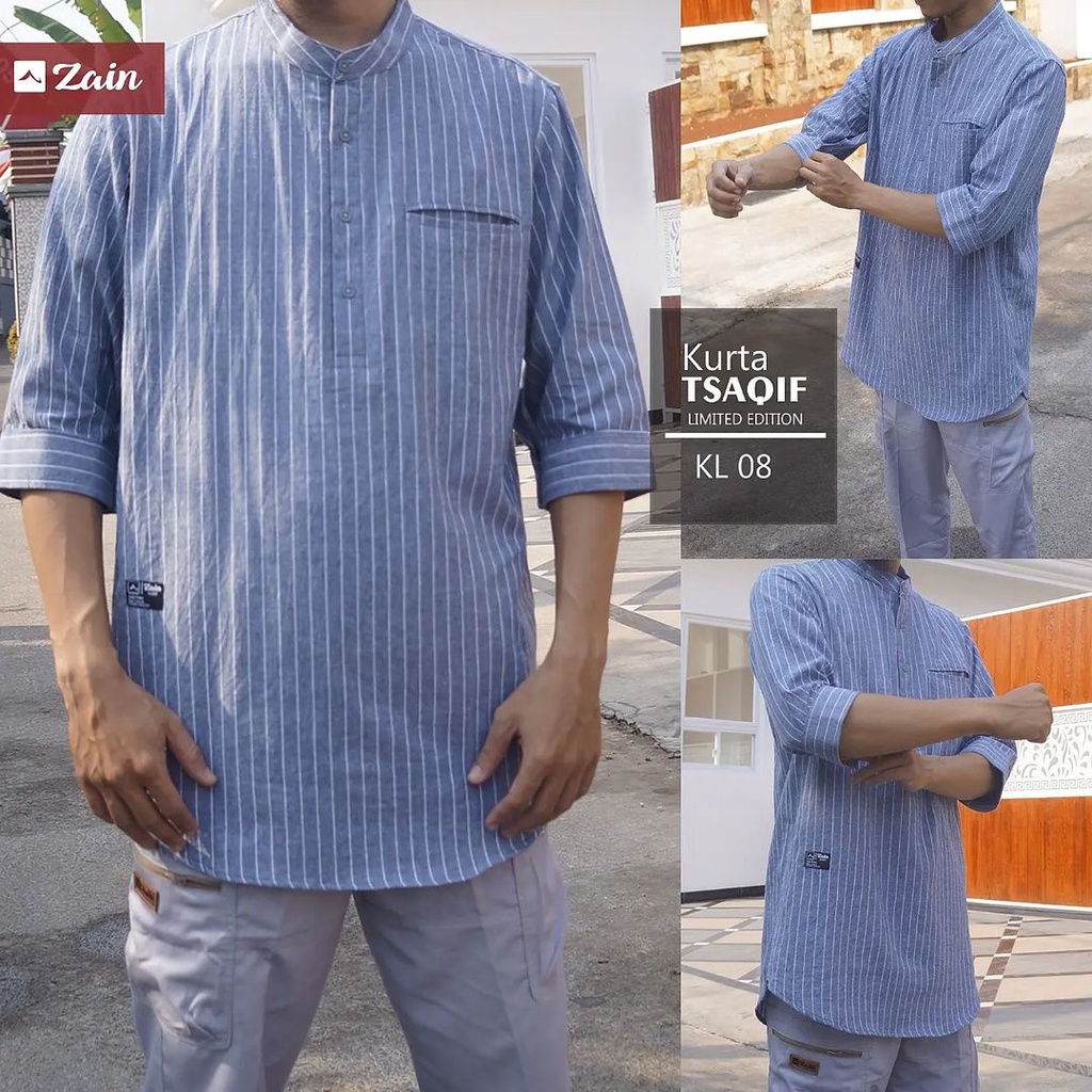 Kurta Tsaqif Kurta Limited Stock &amp; Desain Ekslusif Lengan Tiga Perempat | Kurta Tsaqif Kualitas Terbaik Dan Nyaman