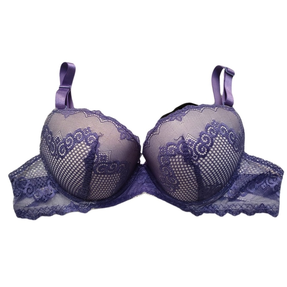 Bra Wanita Kawat Bra Renda Pus Up Busa Tebal Bra Fashion Import