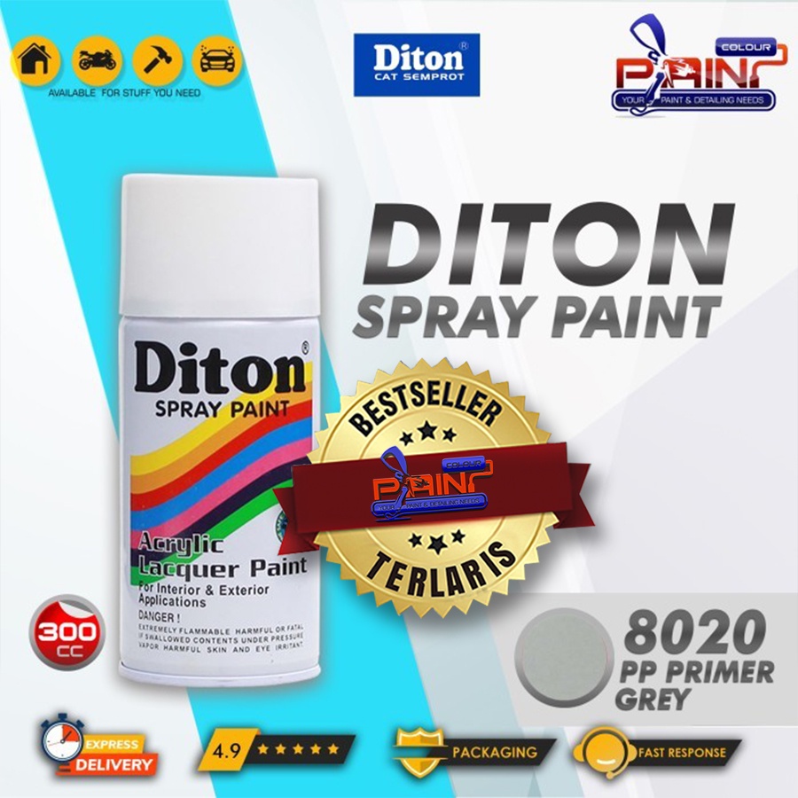 Diton 8020 PP PRIMER GREY Cat Semprot/Pylox/Samurai Motor/Helm/Gundam