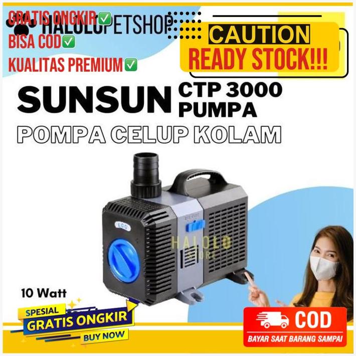Sunsun Ctp 3000 Pumpa Submersible Pump Pompa Air Pompa Celup Kolam