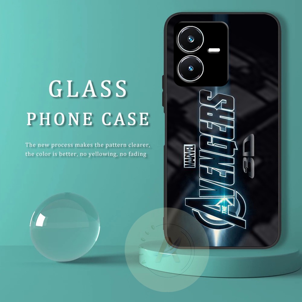Softcase Glass VIVO Y22 2022 - GK19 - Case HP VIVO Y22 2022 - Case VIVO Y22 2022 - Kesing HP VIVO Y2