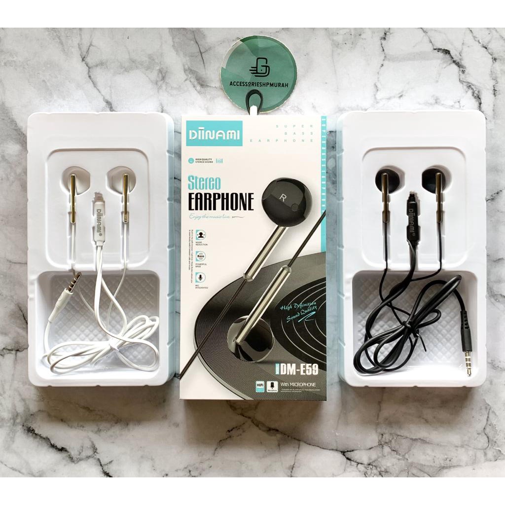 PHF DIINAMI DM-E59 / EARPHONE / HEADSET