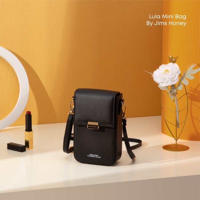 tas hp wanita JIMSHONEY LULA MINI BAG TAS SELEMPANG WANITA SLINGBAG - BLACK N7W0 BAYAR DI TEMPAT tas