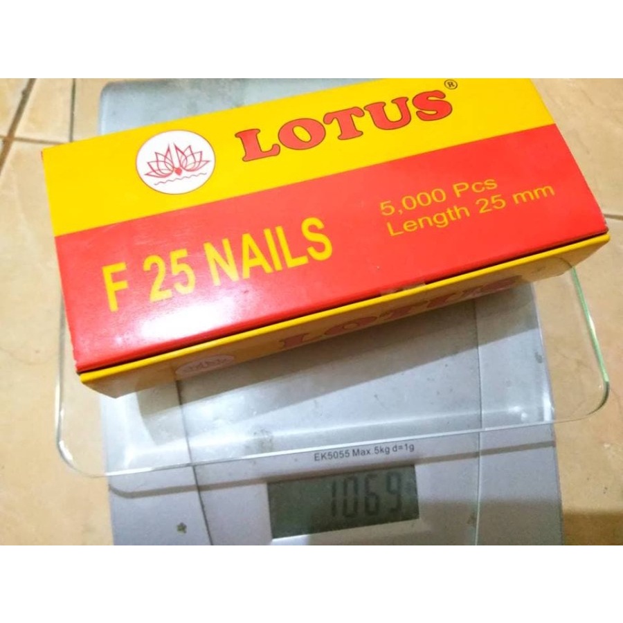

paku tembak F25 / refill nailer gun f25 / isi staples model lurus