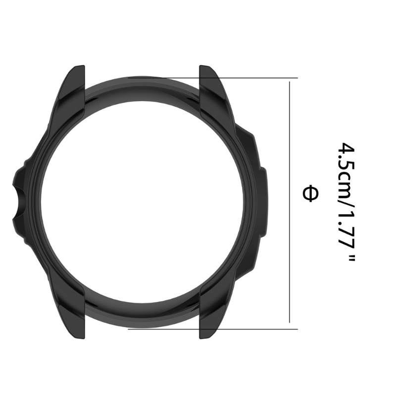 Btsg Smartwatch Bumper Cover Untuk forerunner 255S/255S Bingkai Pelindung Musik Untuk Case Half-Coverage Housing PC Untuk Shell