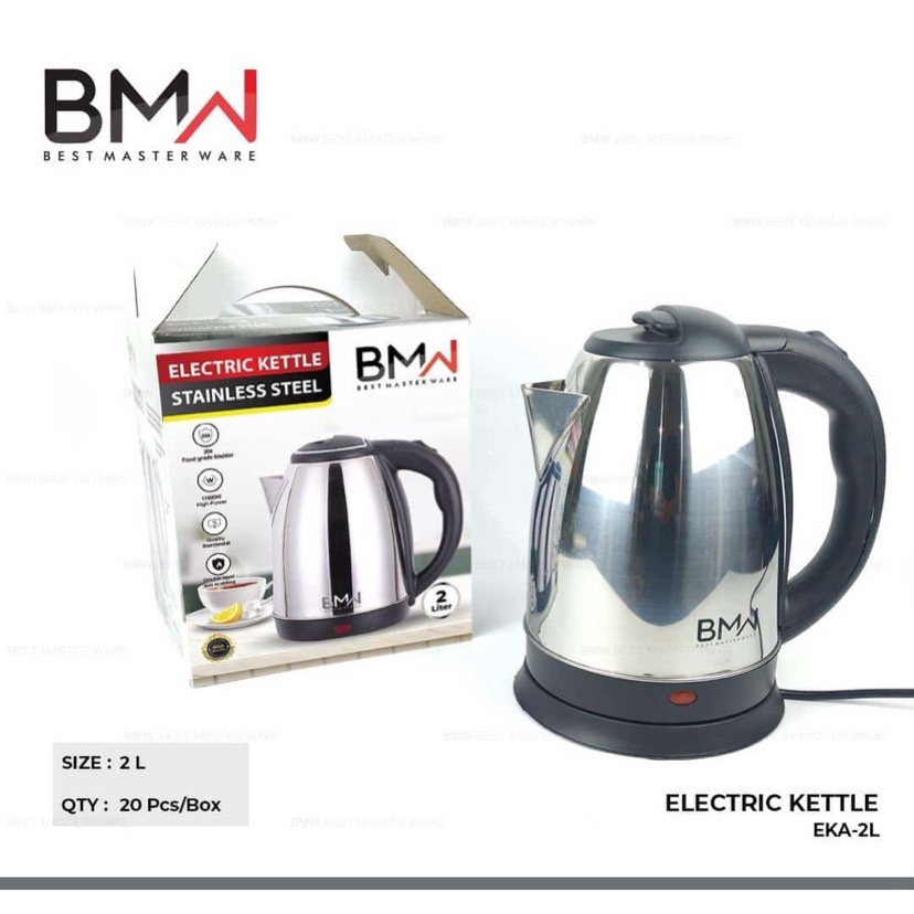 ( BISA COD ) PROMO KETTEL LISTRIK 2 LITER TEKO AIR MINUM ELEKTRIK / TEKO LISTRIK STAINLESS STEEL PEMANAS AIR / TEKO KETTLE ELECTRIC PREMIUM