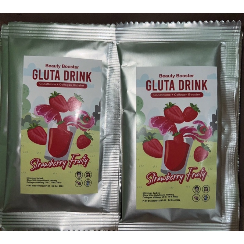 GLUTA DRINK COLLAGEN+FIBER BOOSTER WHITENING 15GR