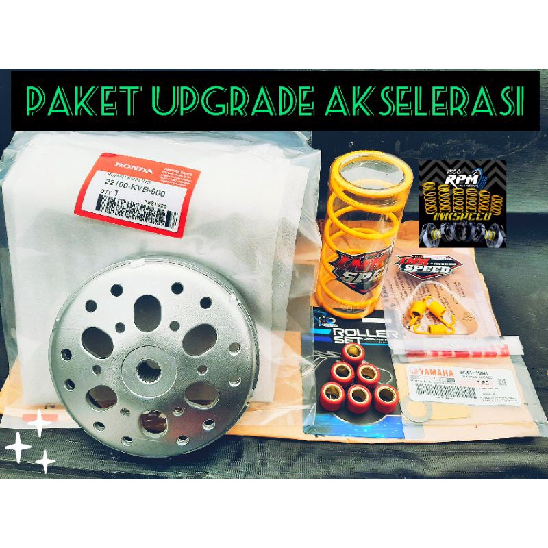 PAKET UPGRADE CVT PCX 150 ADV 150 Vario 150/Vario125 Keyles Paket CVT matic Honda Paket Upgrade PCX