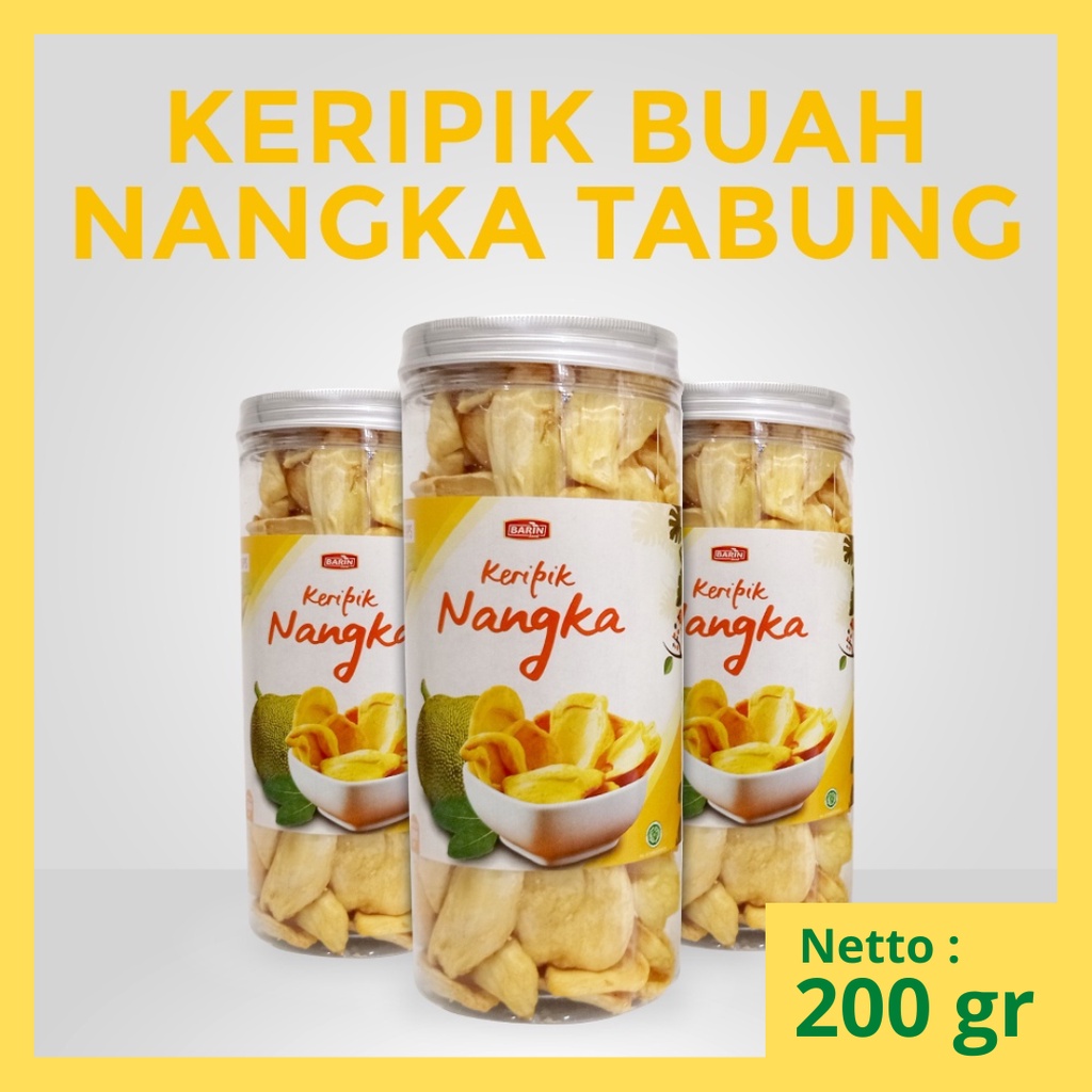 

Barin Keripik Buah Nangka Toples Premium Malang 200 Gram