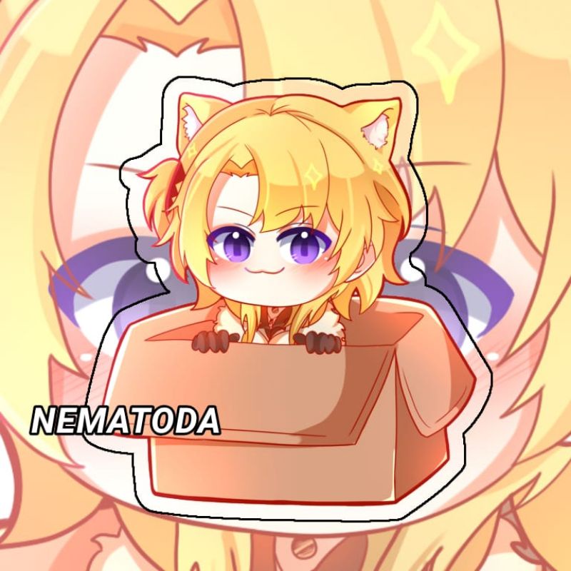 Gantungan Kunci Vtuber Nijisanji Luxiem Luca Kaneshiro - Keychain Luxiem Luca Kaneshiro