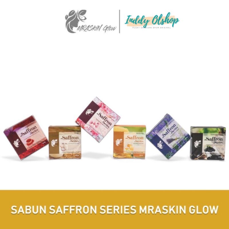 Sabun Saffron Mraskin Glow Original Bpom / Mraskin Glow Sabun Saffron / Sabun Saffron Bpom